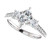 luxury three-stone diamond ring, marquise cut diamond ring, G color diamond jewelry, VS2 clarity diamond ring, natural earth-mined diamonds, fine diamond halo ring, 14K white gold diamond ring, exquisite engagement ring, heirloom-quality diamond jewelry, bespoke diamond ring, sophisticated bridal jewelry, investment-grade diamond ring, collector’s three-stone ring, elegant marquise diamond design, high jewelry craftsmanship
