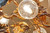 Andromeda: Luxury Antique Gold Chandelier – Rectangular Design with Gold Leaves & Globe Lights