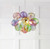 Jupiter modern pastel glass bubble chandelier style pendant light