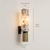 Annalisa Luxury Marble Wall Light Dimensions – 34cm Designer Brass LED Wall Sconce
High-end product dimension image showing the Annalisa luxury marble wall light with illuminated marble-effect shade and fluted brass detailing. Measures 34 cm high, 9 cm shade diameter and 13 cm projection, ideal for luxury bedrooms, bedside lighting, boutique hotels, hallways and sophisticated hospitality interiors.