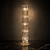 Vesper: Aged Brass Crystal Floor Lamp – Glam Rock Statement Light for Luxury Interiors