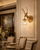Scotland Gold Stag Wall Light in an Elegant Dining Room
The Scotland deer head crystal wall light featured in a luxurious formal dining room with panelled walls, traditional furniture and warm metallic accents. Designed for statement interiors, the illuminated crystals add sparkle while the sculptural stag brings distinctive decorative character.
