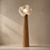 Kaori Wabi Sabi Flower Floor Lamp – Sculptural Wooden Japandi Floor Light