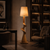 Nara Sculptural Floor Light in a Dark Luxury Home Office
The Nara floor lamp featured in a sophisticated wood-panelled study with illuminated shelving and rich dark finishes. Its organic twisted silhouette adds warmth and artistic contrast to the moody interior while providing soft atmospheric lighting.