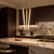 Veyra Gold LED Pendant Light Over a Luxury Kitchen Island
The Veyra vertical LED pendant light installed above a marble kitchen island in a sophisticated contemporary kitchen. The warm gold finish complements dark timber cabinetry, natural stone and brass details, making it ideal for luxury kitchen islands, open-plan kitchens and high-end interior design projects.