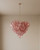 FINELLA chandelier, pink glass chandelier, hand blown glass chandelier, luxury wabi sabi lighting, fluted glass chandelier, blush pink chandelier, Murano style glass light, statement hallway chandelier, 85cm glass chandelier, artisan pink ceiling light, luxury organic modern lighting, vintage patina brass chandelier, sculptural glass light fixture, pink lotus chandelier, dusty rose glass light, pink petal chandelier, hand blown fluted glass, luxury foyer chandelier, wabi sabi pendant light, pink Murano chandelier, brass and pink glass lighting, grand entryway chandelier, luxury pendant lighting, artisanal glass light, Venetian style pink chandelier, custom blown glass fixture, textured pink plaster lighting, high end decorative lighting