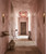 custom blown glass fixture, textured pink plaster lighting, high end decorative lighting, unique feature light, pink glass ceiling light, high end corridor lighting, layered glass pendant, pink glass cluster light, brass chain chandelier, designer hall lighting, luxury villa lighting, hotel lobby chandelier, high end residential lighting, modern wabi sabi chandelier, hand crafted glass lamp, luxury entryway pendant, architectural lighting fixture, luxury home decor light, pink glass flower chandelier, brass stem pendant, high ceiling chandelier, luxury living room lighting, statement entryway fixture, artisanal ceiling light, luxury lighting store, wabi sabi home decor, luxury interior designer chandelier, blown glass cluster pendant, rose gold pink chandelier, soft pink ceiling light