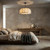  luxury lighting collection, signature lighting piece, centerpiece ceiling fixture, focal point pendant light, modern organic chandelier, simple linen pendant, elegant fabric ceiling lamp, sophisticated neutral lamp, soothing lighting design, relaxed luxury lighting, warm minimalist light, texture rich pendant, tactile fabric lamp, flush style hanging lamp, beige drum pendant, cream drum light, raw weave linen fixture, unbleached linen light, natural tone ceiling lamp, serene bedroom lighting, meditative space light, spa style light fixture, calm interior lighting, soft diffuse pendant, anti glare ceiling light, paper style linen lamp, lantern style pendant