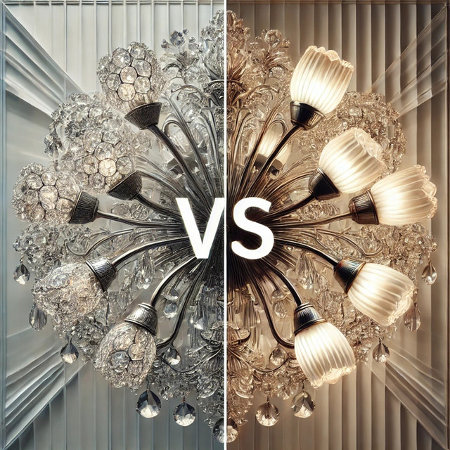Crystal Chandelier vs Glass Chandelier: Which One Is Right for You?