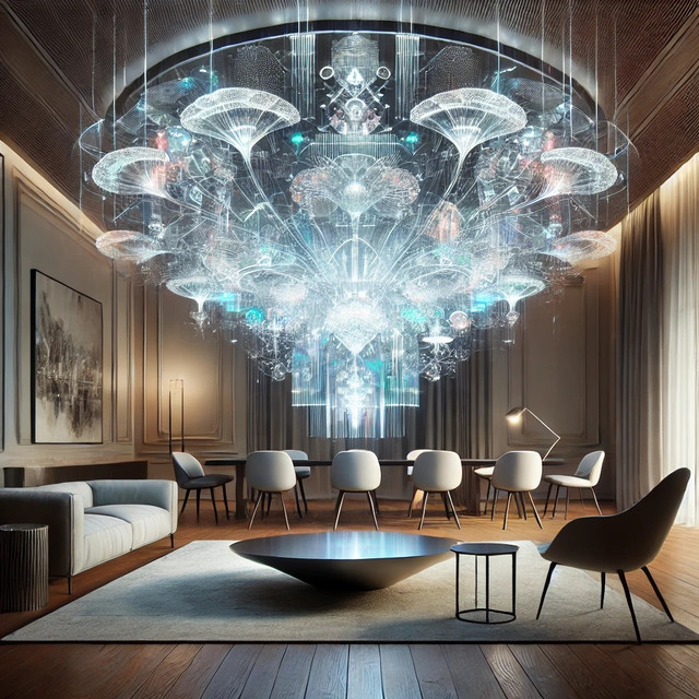 The Intersection of Art and Technology: How Holographic Chandeliers are ...