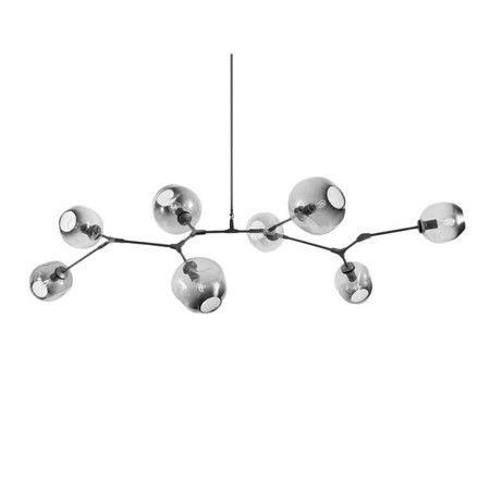 London Studio Collection - Branching Metal Arms Glass Bubble Chandelier ...