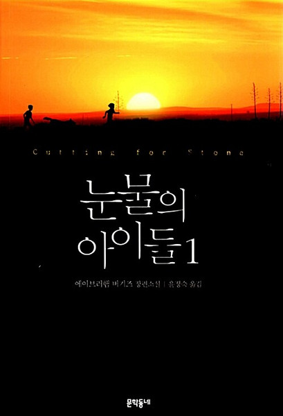 [중고] 눈물의 아이들 1  Cutting for Stone