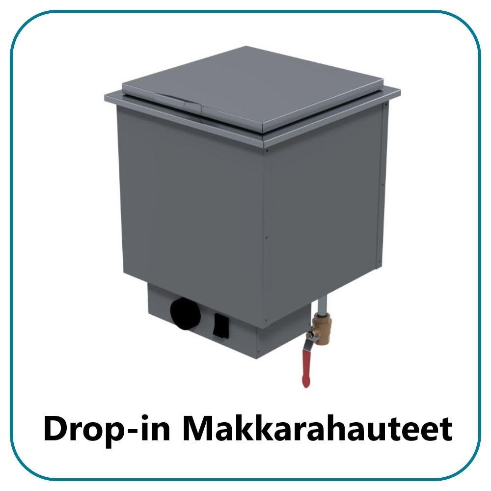 drop in makkarahauteet