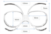 Dimensions of Goggles Insert - Type 1