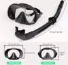 Adult Frameless Dive Mask with Snorkel Kit - Prescription Lenses available - Goggles N More