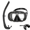 (1) Adults Prescription Dive Snorkel Mask Black - Goggles N More