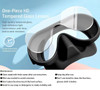 Adult Frameless Dive Mask with Snorkel Kit with HD Tempered Glass - Goggles N More