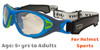 Rec Specs F8 Helmet Spex Prescription Sports Goggles in Matte Electric Blue