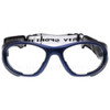 (1) Prescription Sports Glasses - Rec Specs - F8 Helmet Spex XL - Matte Navy/Green 4