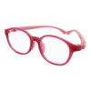 (1) Kids Prescription Glasses with Flexible Hinges G9009C6 Red