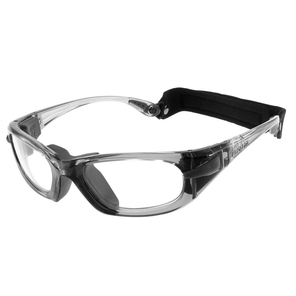 Progear Large Teens Adults Sports Glasses Grey +Rx Lenses Sports
