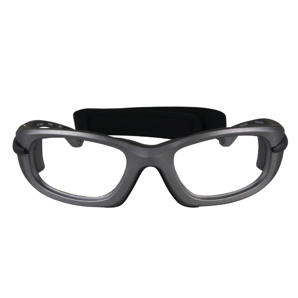 Progear Adults XL Sports Glasses Matte Grey +Rx Lenses Sports Goggles