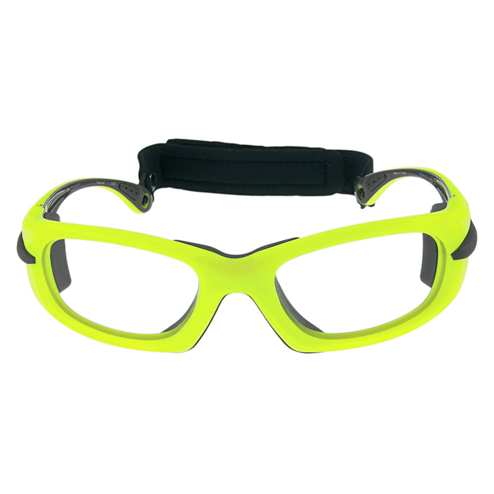 Progear Large Teens Adults Sports Glasses Yellow +Rx Lenses Sports