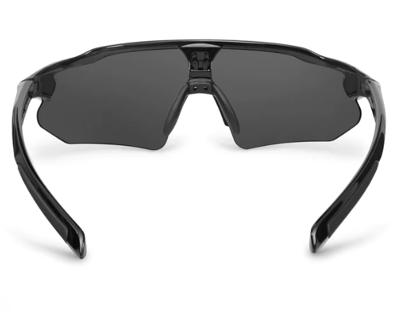 Nordik Aksel Bright Black w/High Contrast Grey Lenses Sports