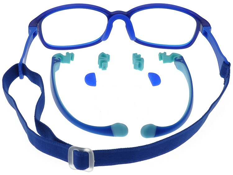 Kids Glasses Flexible 9006 Blue Kids Prescription Glasses Goggles n More