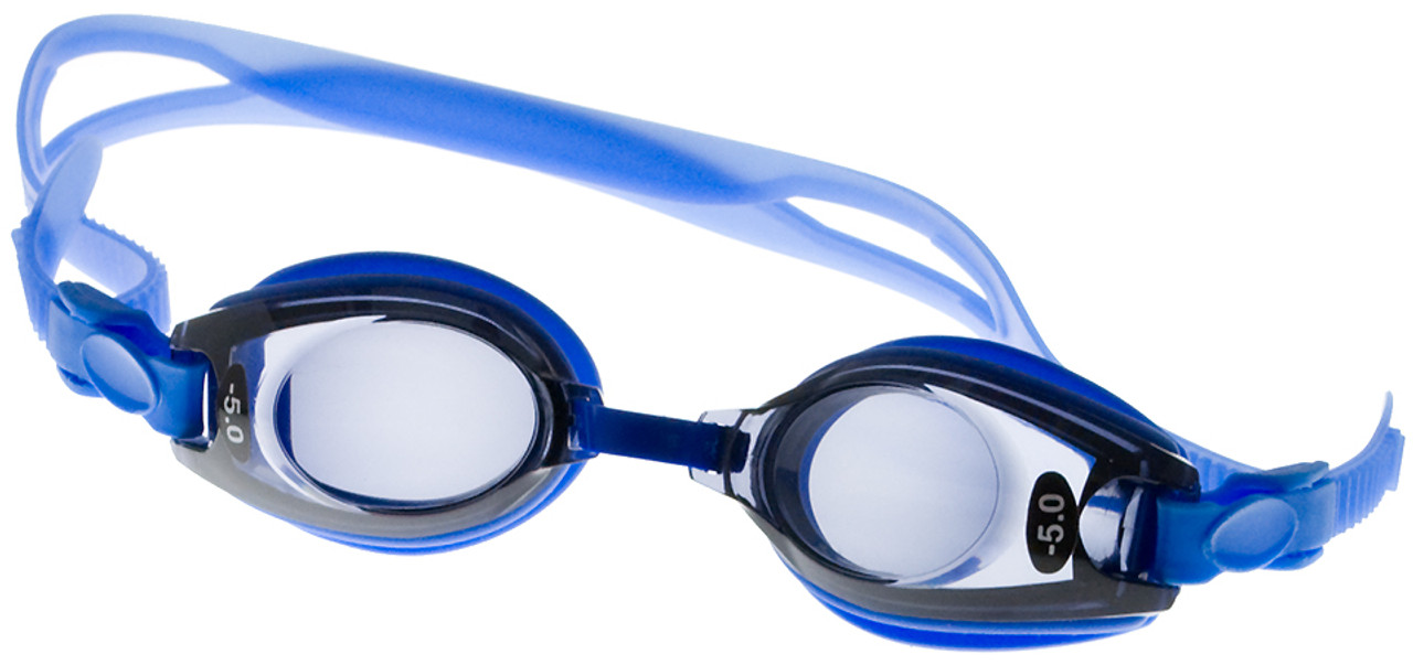 Prescription Swimming Goggles for Kids in Blue - Goggles n More