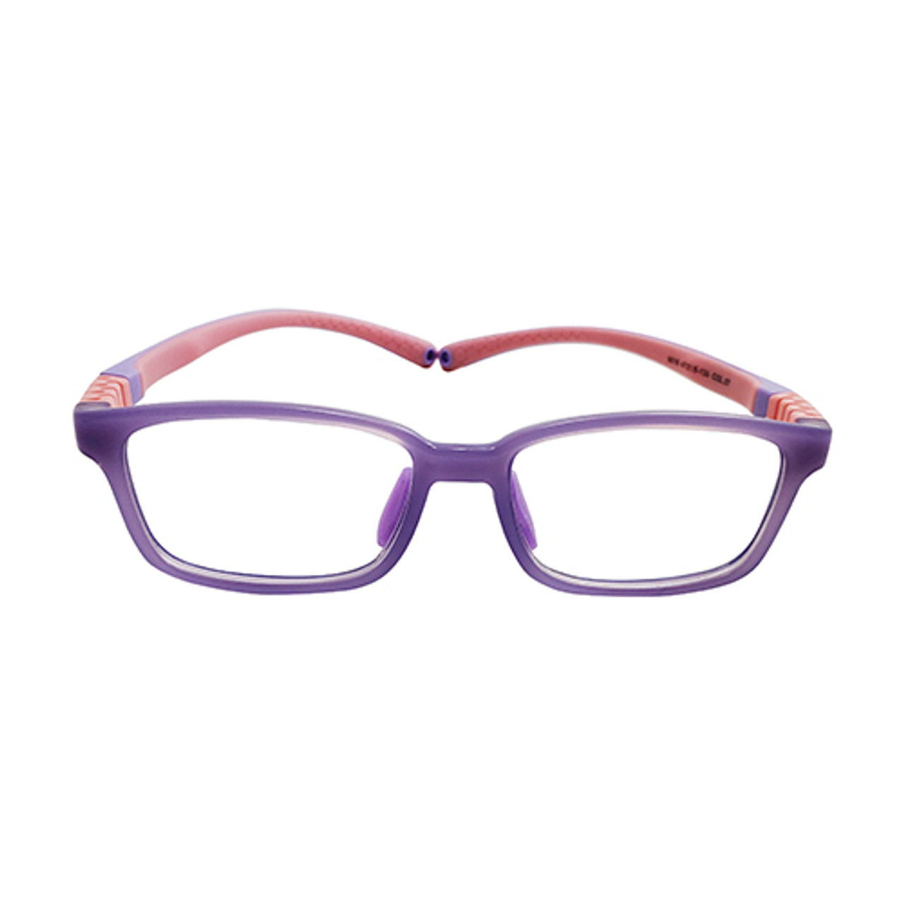 Kids Flexible Glasses Purple - Size 47 - Adjustable Strap - Kids ...