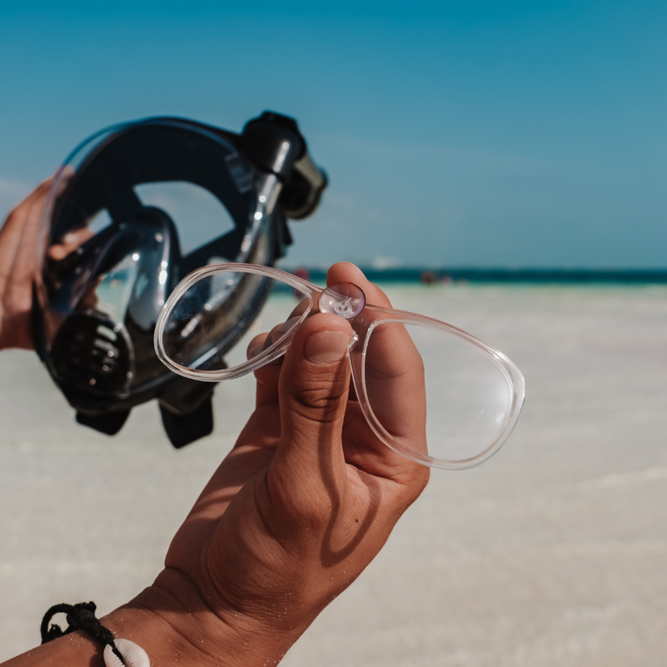 Snorkeling with Glasses? Try a Prescription Rx Insert for Your Mask