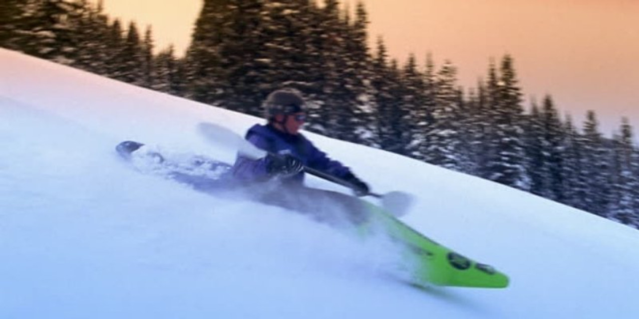Snow Kayaking