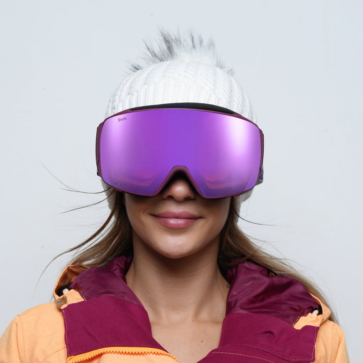 Nordik Torsten Magnetic Ski Goggles - Purple Frame / Purple Lens