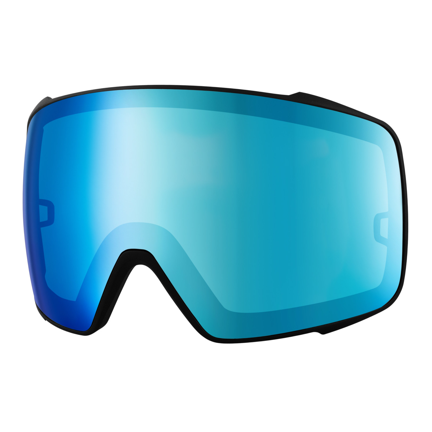 Nordik Torsten Magnetic Ski Goggles - Matte Black Frame / Ice Blue