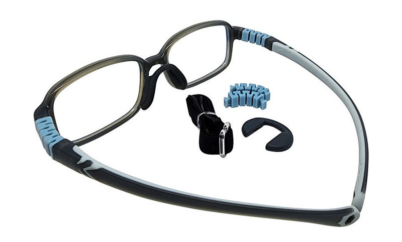 Kids Glasses Flexible 9032 Grey Kids Prescription Glasses