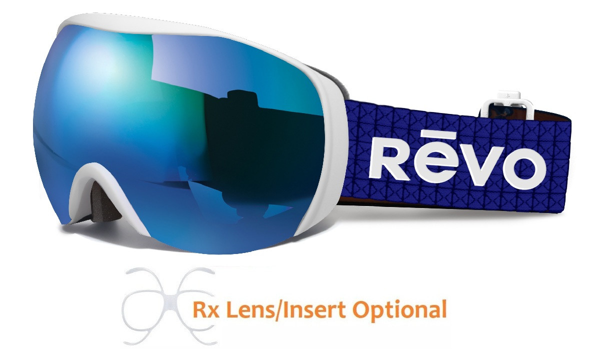Prescription Revo Ranger No 16 Matte White 09 PBL Ski Goggles with