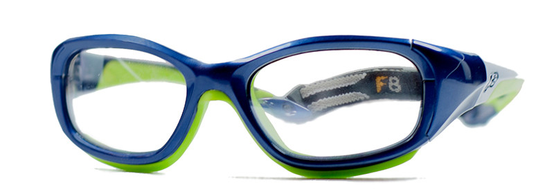 Rec Specs F8 Slam Sports Glasses Sport Goggles Shiny Navy Green