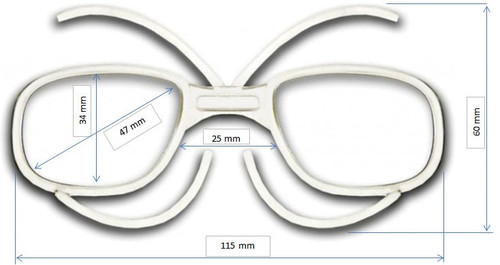 Details about   Ski Goggles Myopia Frame Insert Optical Adaptor Flexible Prescription SED