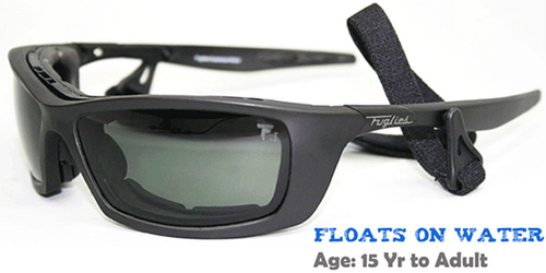 [15+ yrs to Adults] Fuglies RX04 SAS Military Style Sunglasses [Black]  (Prescription/Rx Lenses Available)