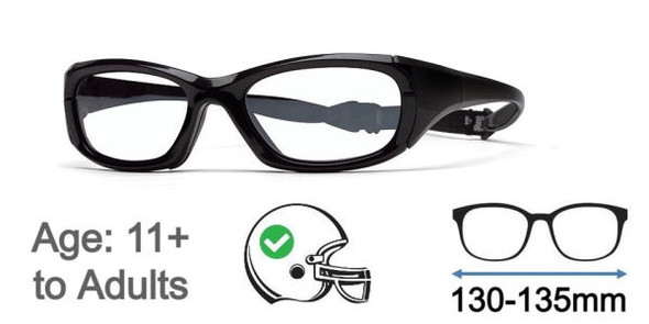 Prescription Sports Glasses - Rec Specs - Maxx 30 - Shiny Navy Blue