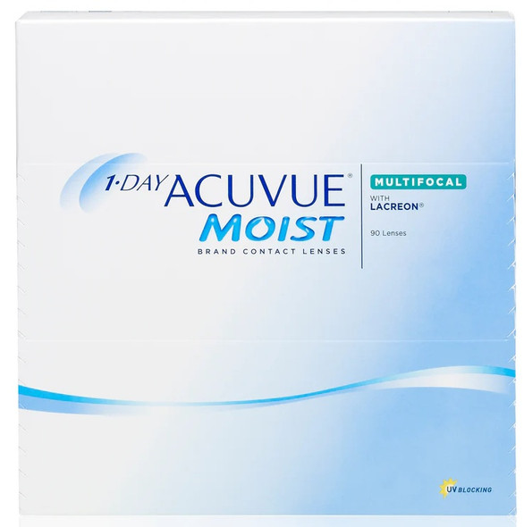 (1) Acuvue 1 Day Moist Multifocal (90 Pack) (1) Acuvue 1 Day Moist Multifocal (90 Pack)