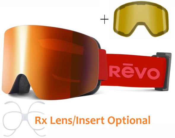 Revo Flex No 2 Ski Goggles with Solar Orange Photochromic Lens