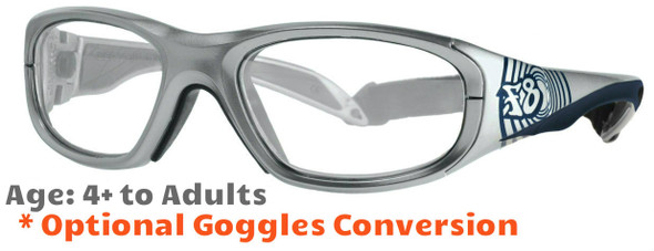 Prescription Sports Glasses - Rec Specs F8 Street Series Bullseye Ripple - Suitable for Kids Aged 4 -12years