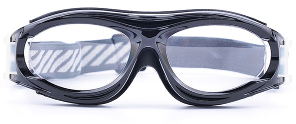 Prescription Sports Goggles BL028 Black Front View Prescription Sports Goggles BL028 Black Front View