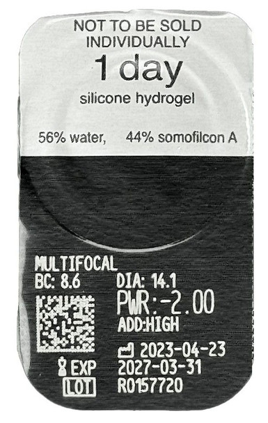 Clariti 1 Day Multifocal Contact Lenses  packet