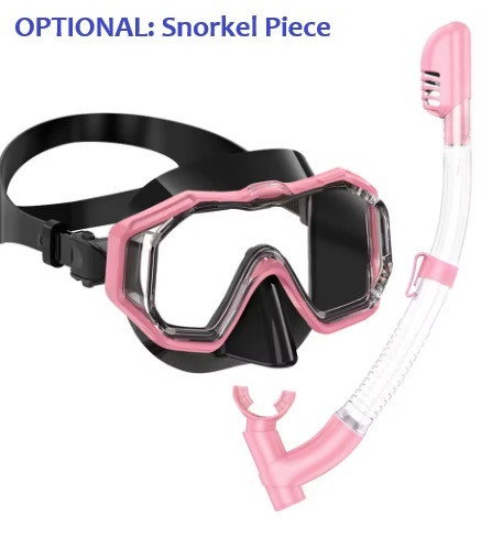 Optional Snorkel Kit Available in matching color Pink - Goggles N More