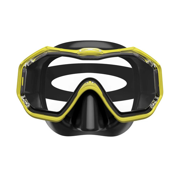 Kids Prescription Dive Snorkel Mask with prescription lenses available Yellow - Goggles N More