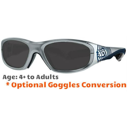 Rec Specs F8 Street Series Bullseye Ripple Prescription Sunglasses Suitable for Ages 4 to 12 Yr