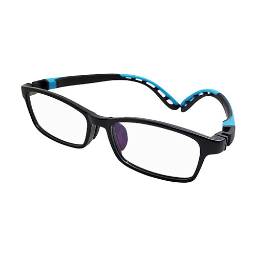 Kids Glasses Flexible TR7001 Black Blue Kids Prescription Glasses